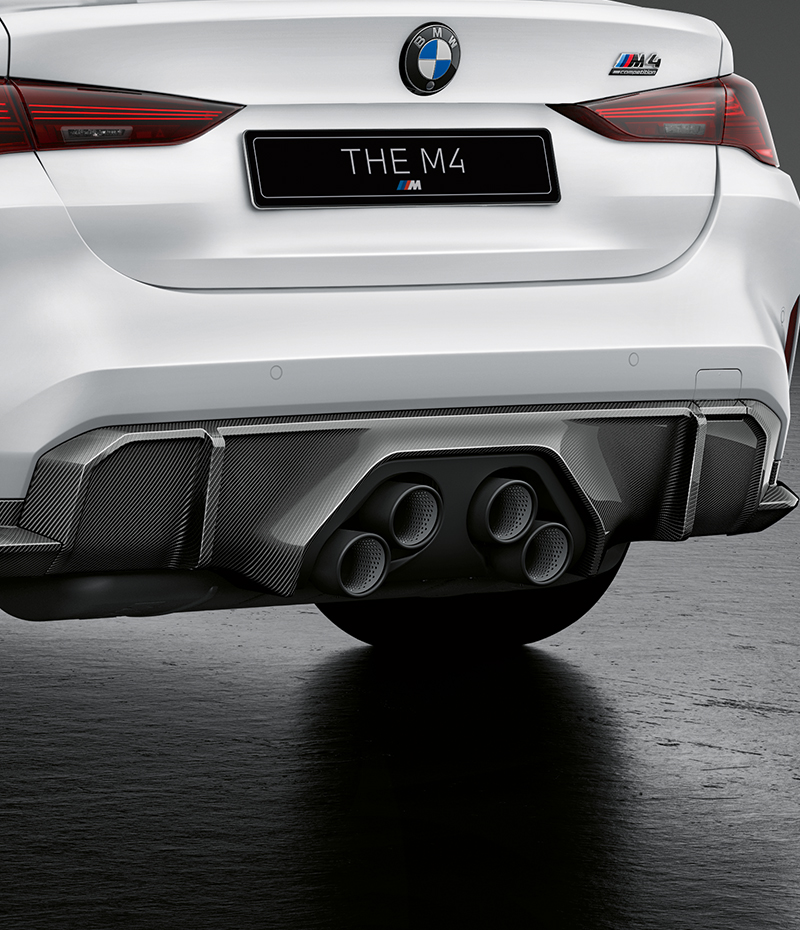 REAR DIFFUSER IN CARBON FIBRE. 